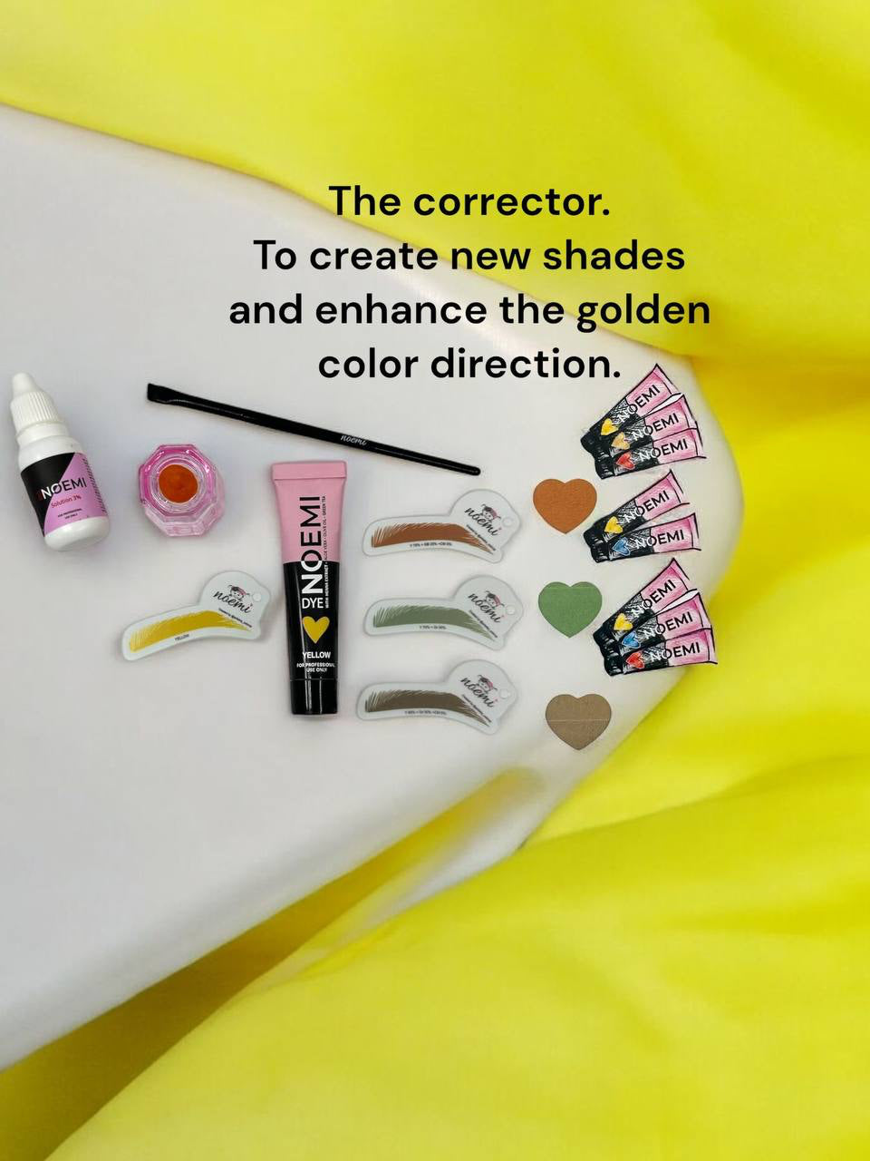 Noemi - Hybrid Brow & Lash Dye: Yellow