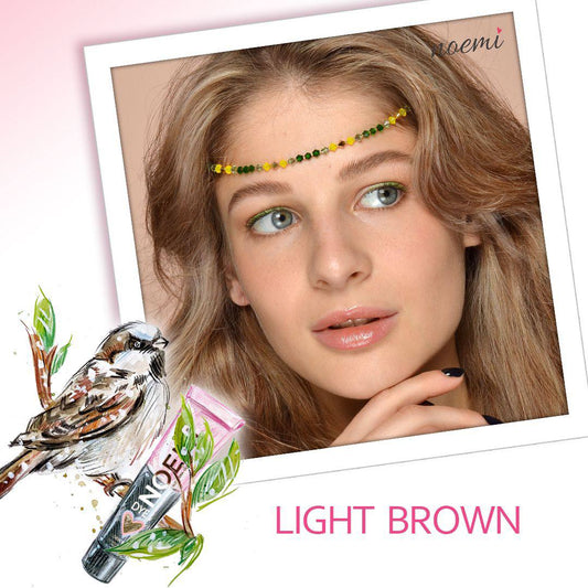 Noemi Dye Light Brown - Model Picture
