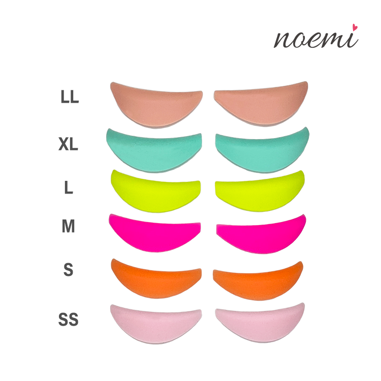 Noemi Silicone Pads - Rainbow (Mixed 6 pairs)