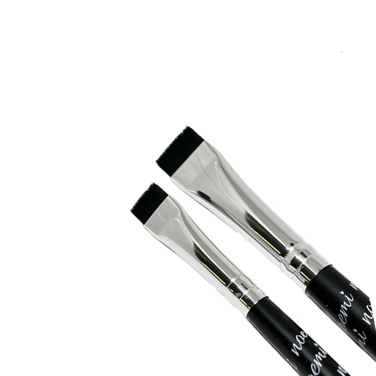 Noemi Flat Brush Set | Up-Close Image for Flat Brow Brushes