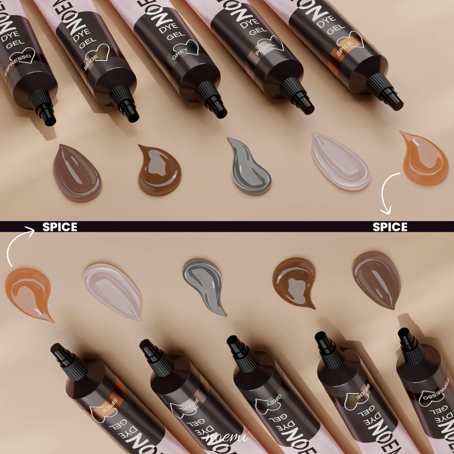 Noemi Liquid Gel Dye in color Spice