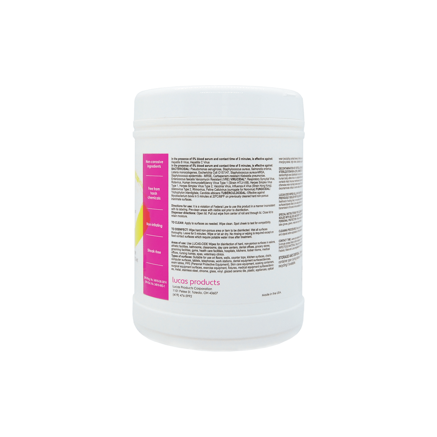 LUCAS - CIDE® Wipes - Edge Beauty Pro ™️
