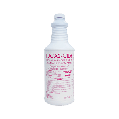 LUCAS - CIDE® Concentrate Disinfectant – Pink 32 oz Quart - Edge Beauty Pro ™️