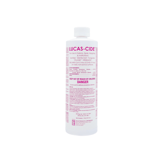 LUCAS - CIDE® Concentrate Disinfectant – Pink 16 oz - Edge Beauty Pro ™️