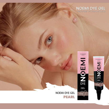 Model showing Noemi Gel Dye in color Pearl