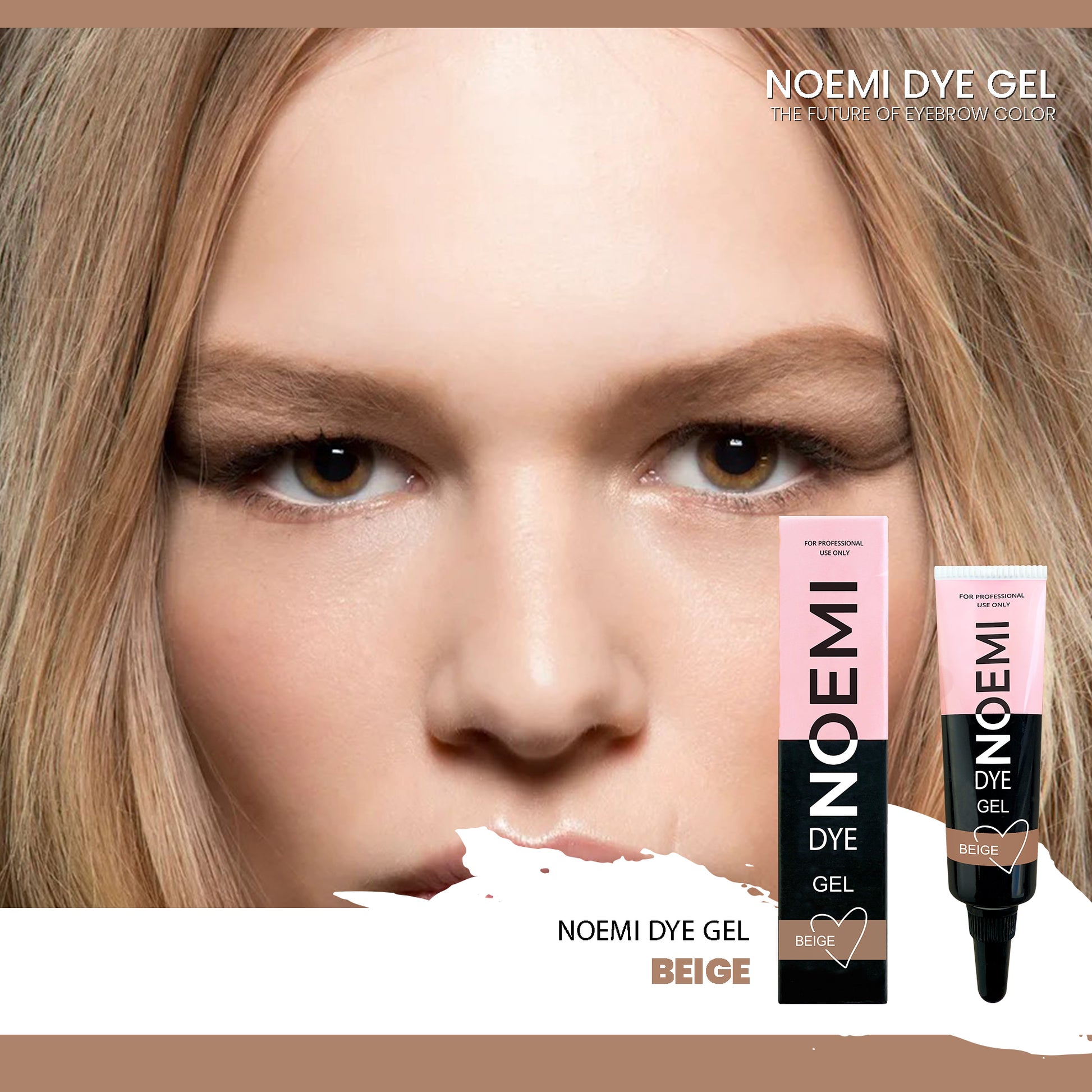 Noemi Model showing Liquid Gel in color Beige