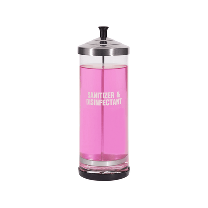 Scalpmaster Glass Sanitizing Jar – 39 oz - Edge Beauty Pro ™️