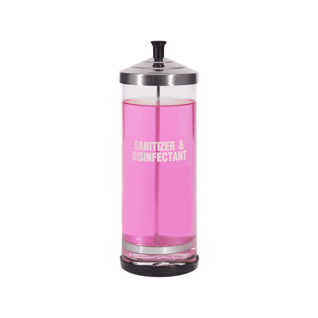 Scalpmaster Glass Sanitizing Jar – 39 oz - Edge Beauty Pro ™️